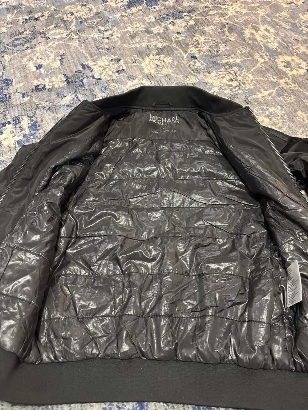 Michael Kors Bomber Jacket Size S Black